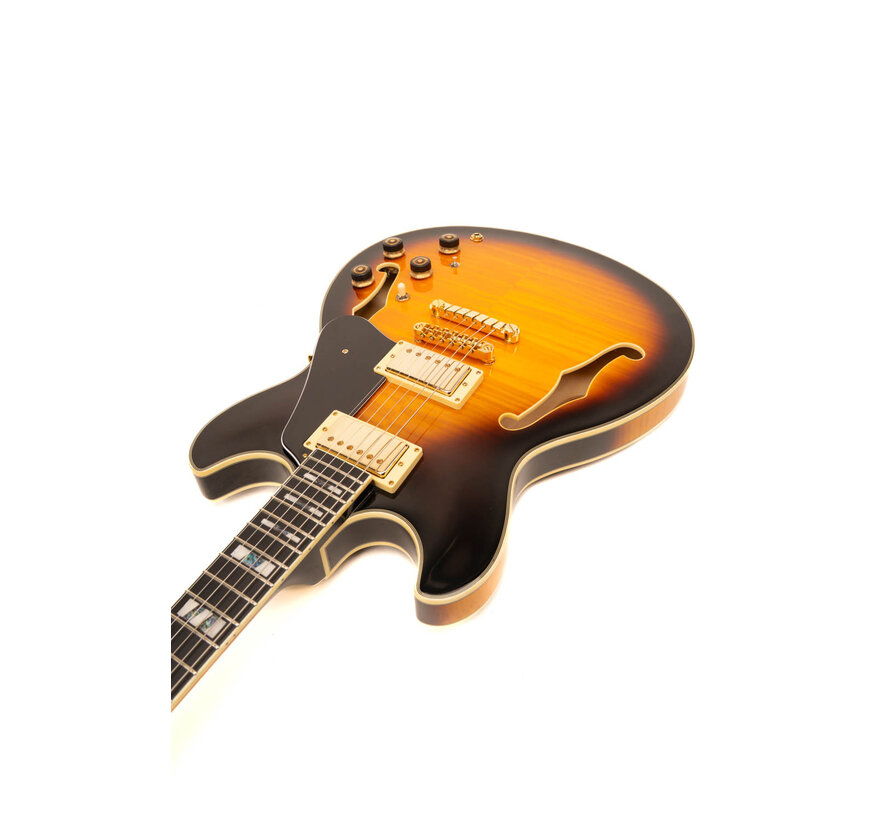 Ibanez JSM10 Vintage Yellow Sunburst John Scofield signature | Tweedehands
