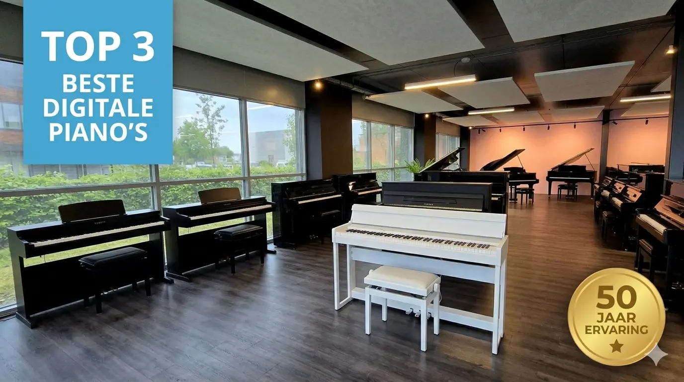Showroom muziekhuis souman digitale piano