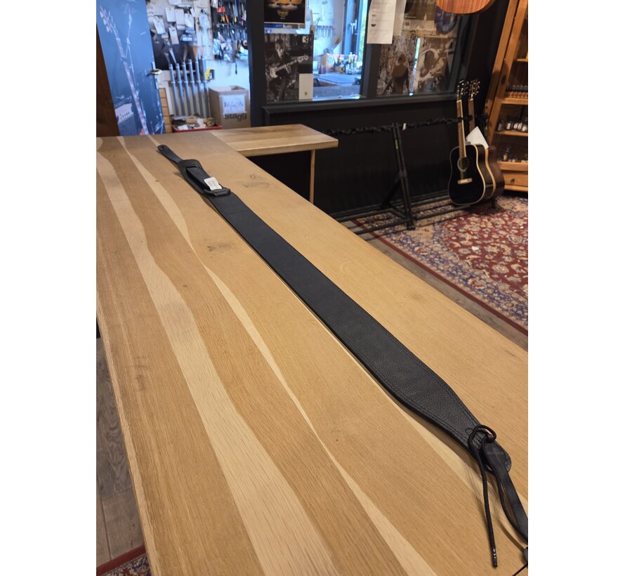 Boucher Guitar Strap Black Premium Leather | Gitaarband