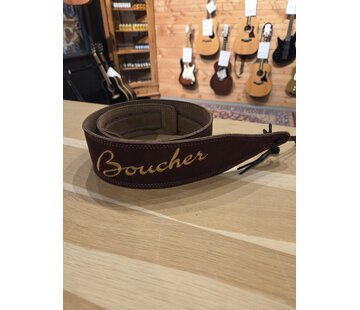 Boucher Boucher Guitar Strap Brown Suede | Gitaarband