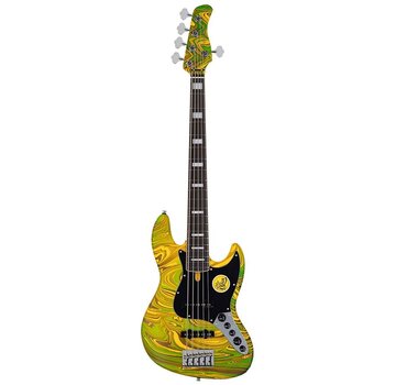 Sire Sire V7N A5/  Yellow Swirl | Jazz Basgitaar | New Gen