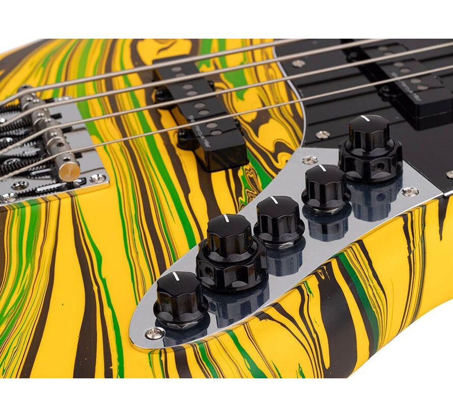 Sire V7N A4/  Yellow Swirl | Jazz Basgitaar | New Gen