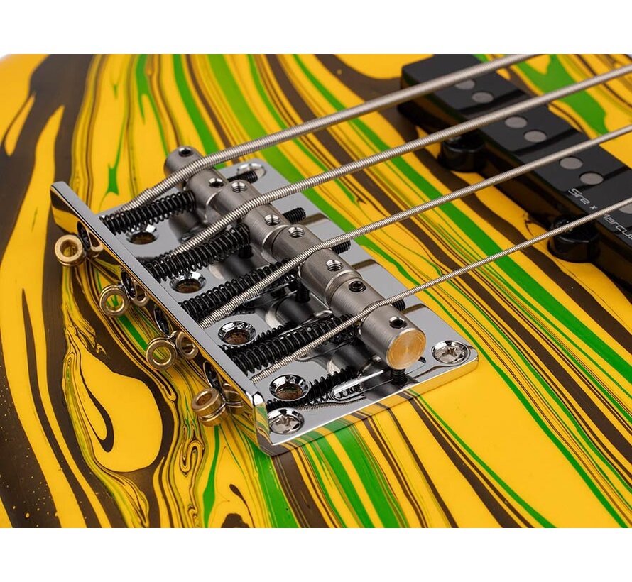 Sire V7N A4/  Yellow Swirl | Jazz Basgitaar | New Gen