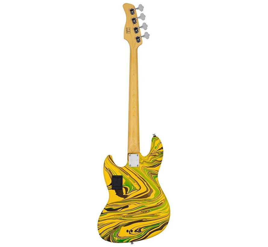 Sire V7N A4/  Yellow Swirl | Jazz Basgitaar | New Gen