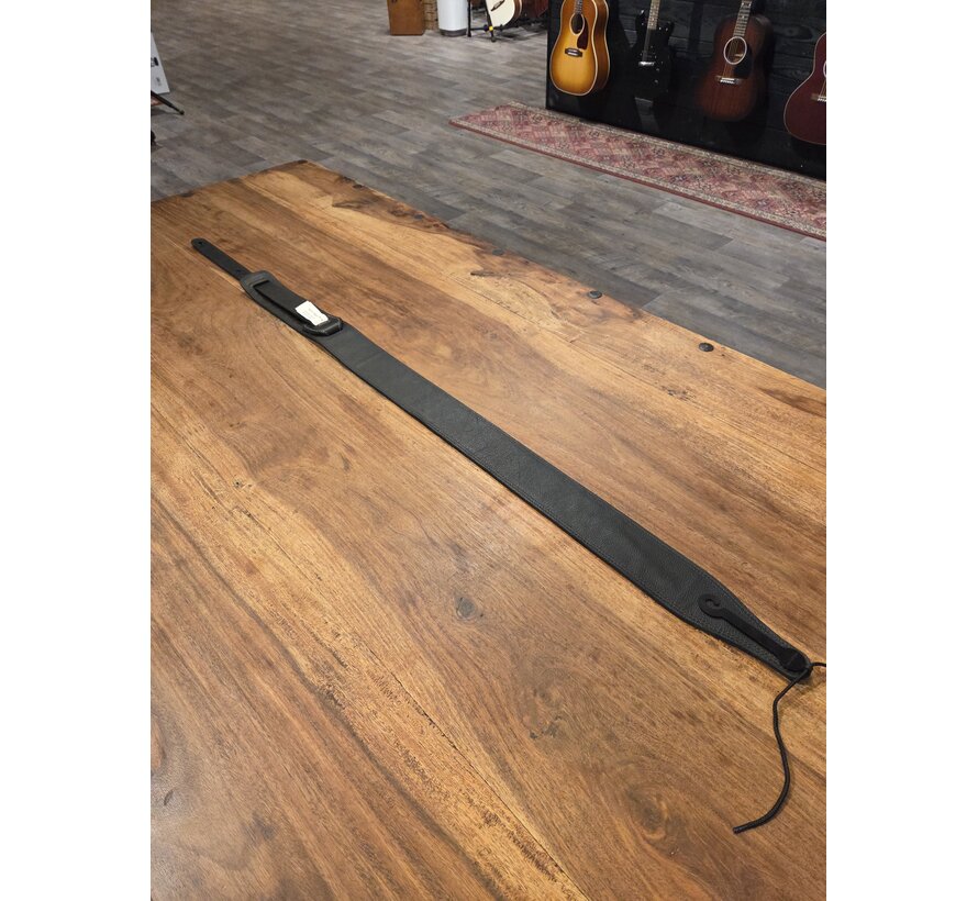 Boucher Guitar Strap Black Premium Leather | Gitaarband