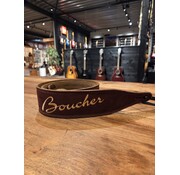 Boucher Boucher Guitar Strap Brown Suede | Gitaarband