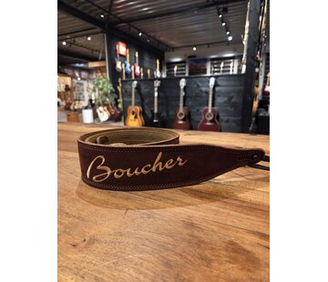 Boucher Boucher Guitar Strap Brown Suede | Gitaarband