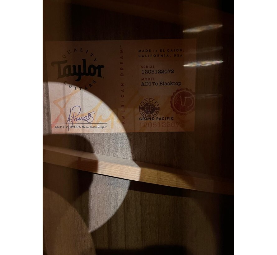 Taylor AD17e Black Top | Tweedehands