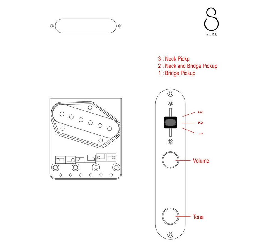 Sire T7 New Gen 3TS Larry Carlton Telecaster | 3-Tone Sunburst