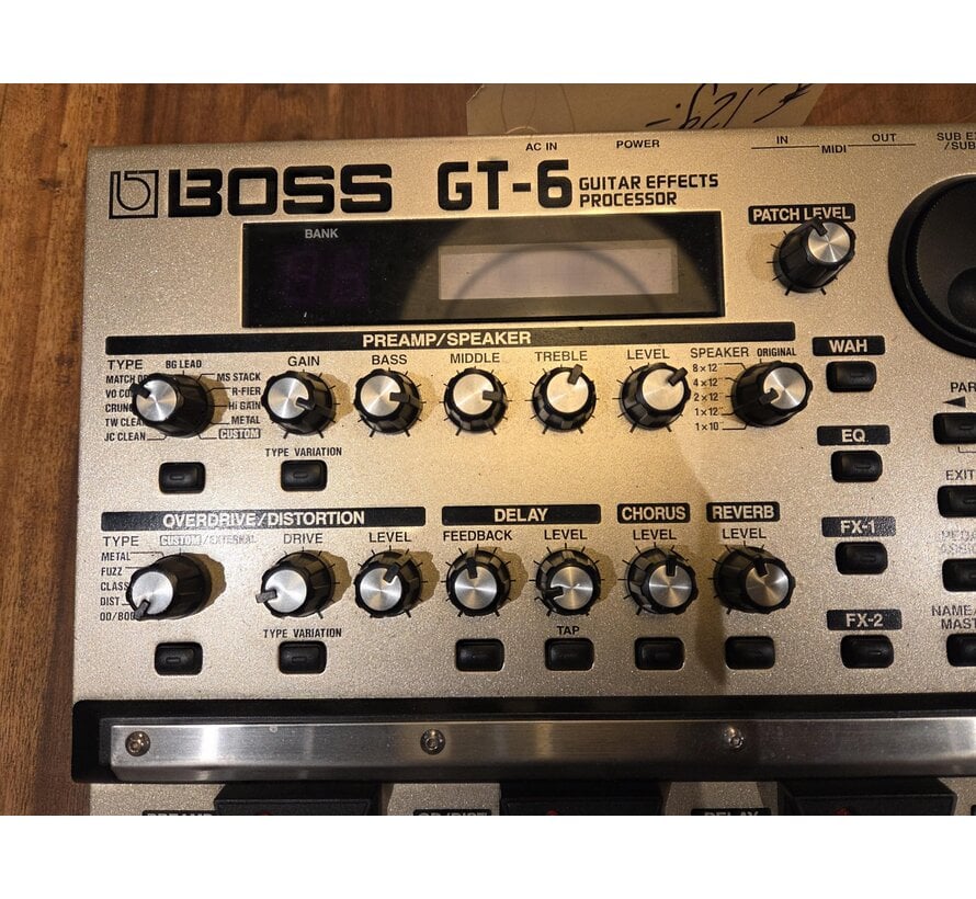 Boss GT-6 Multi-Effect Unit | Tweedehands