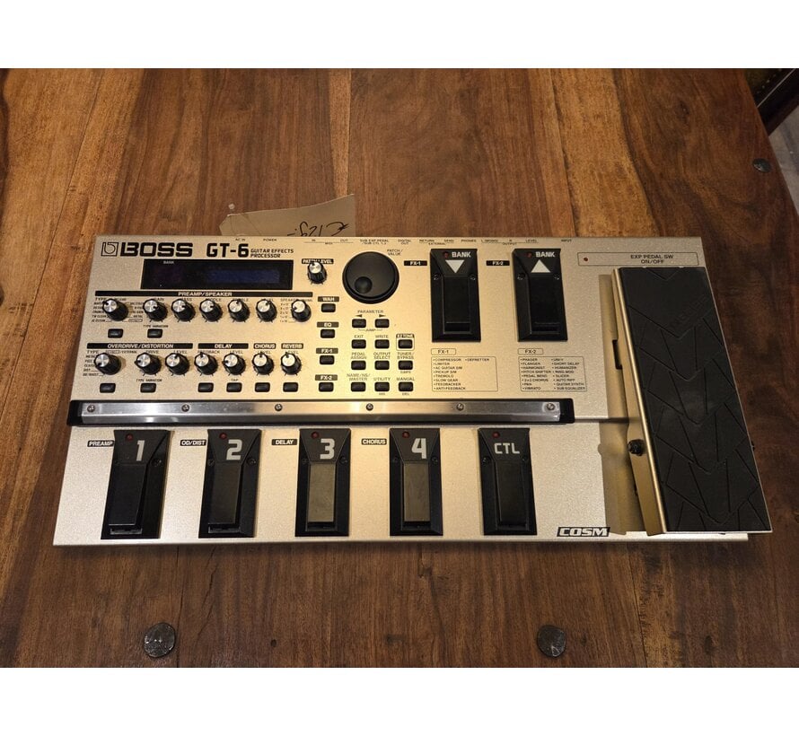 Boss GT-6 Multi-Effect Unit | Tweedehands