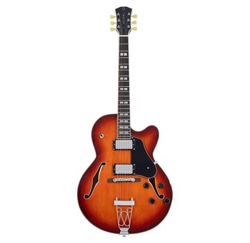 Sire USA Sire H7F TB | Sire H Series | Larry Carlton electric archtop guitar | Tobacco Burst