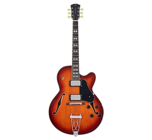 Sire USA Sire H7F TB | Sire H Series | Larry Carlton electric archtop guitar | Tobacco Burst
