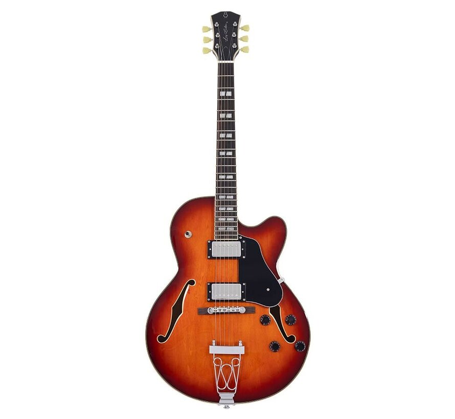Sire H7F TB | Sire H Series | Larry Carlton electric archtop guitar | Tobacco Burst