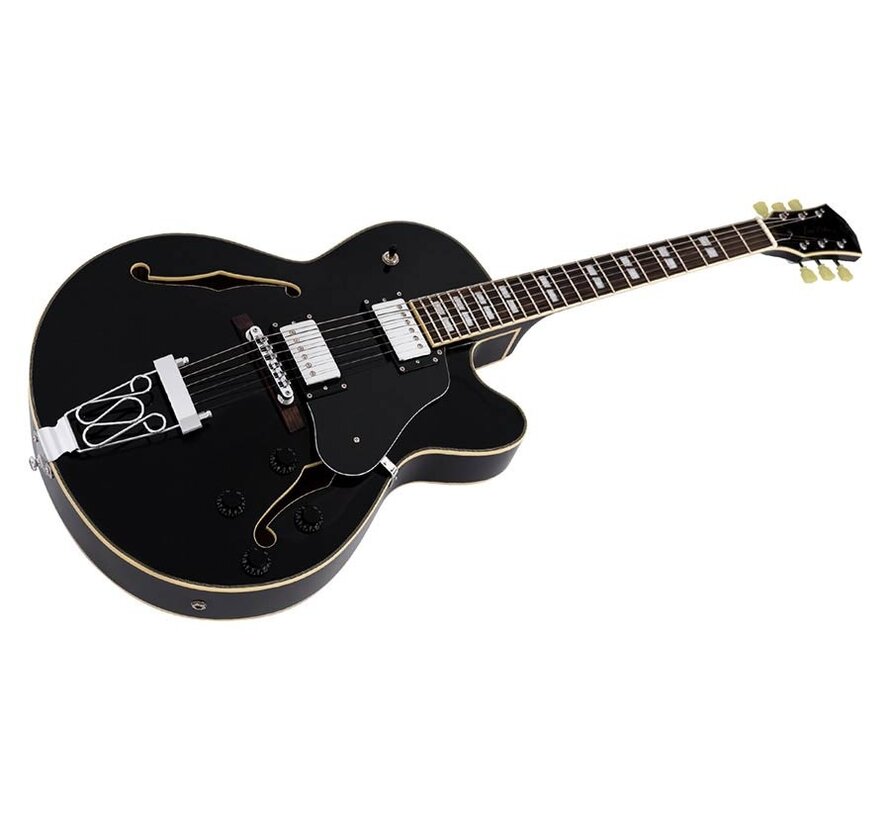 Sire H7F BK | Sire H Series | Larry Carlton electric archtop guitar | Black