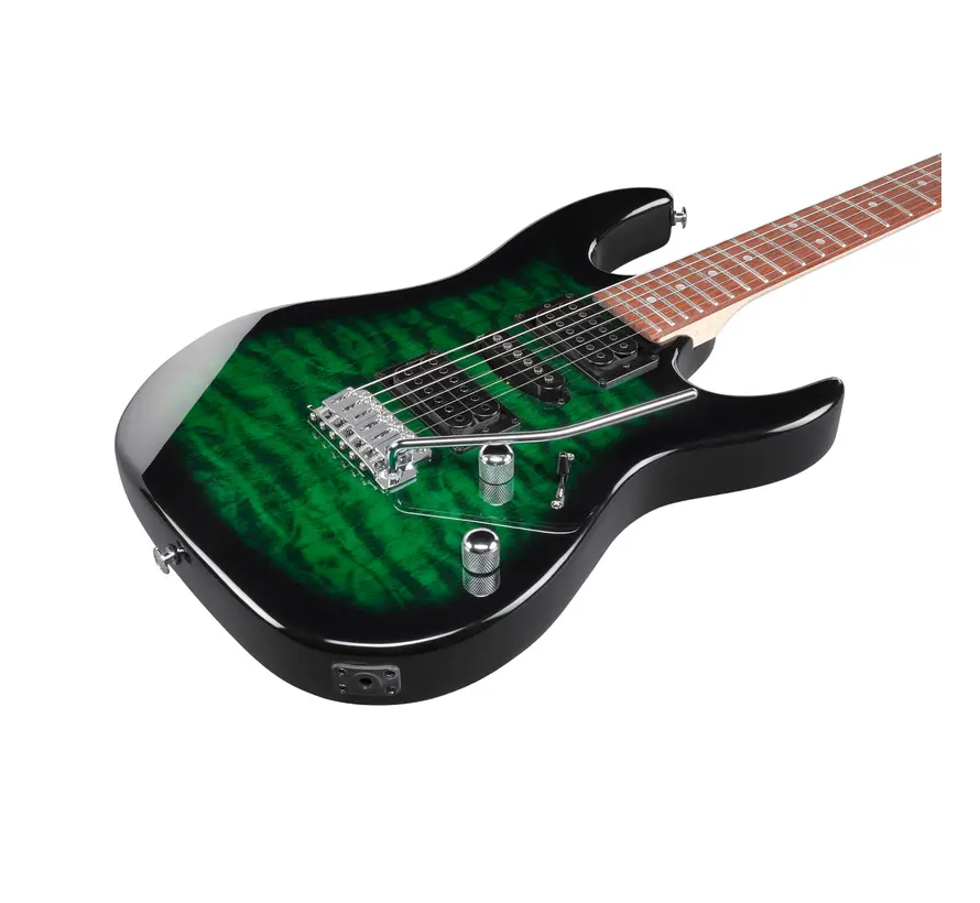 Ibanez GRX70QA-TEB Transparent Emerald Burst