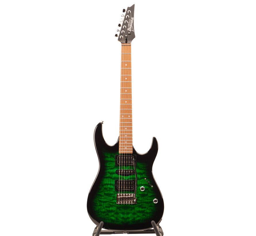 Ibanez GRX70QA-TEB Transparent Emerald Burst