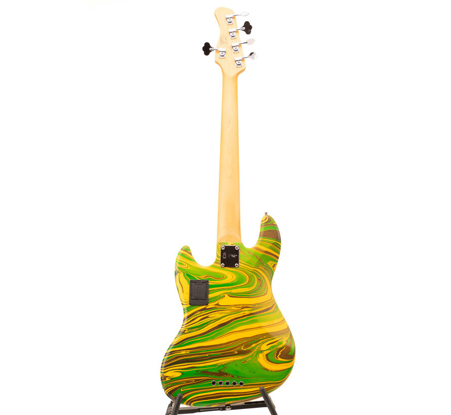 Sire V7N A5/ Yellow Swirl | Jazz Basgitaar | New Gen