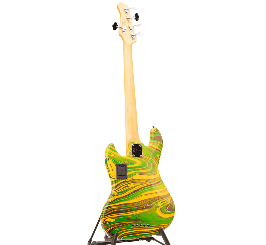 Sire V7N A5/ Yellow Swirl | Jazz Basgitaar | New Gen