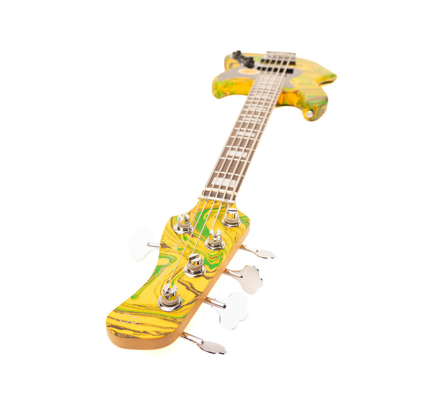 Sire V7N A5/ Yellow Swirl | Jazz Basgitaar | New Gen
