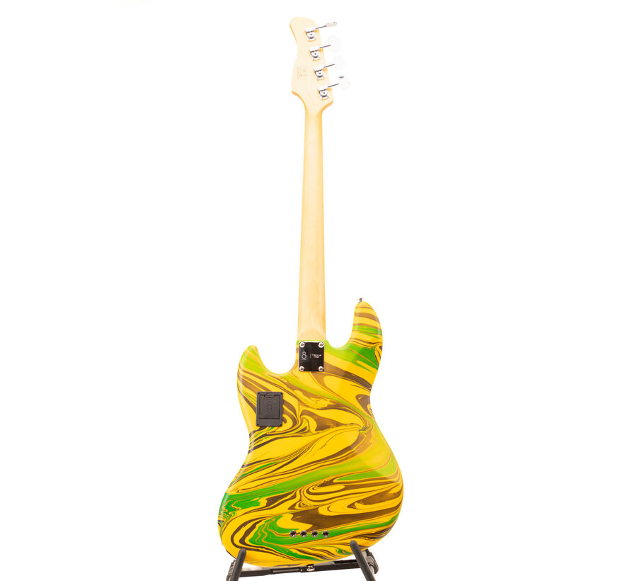 Sire V7N A4/ Yellow Swirl | Jazz Basgitaar | New Gen