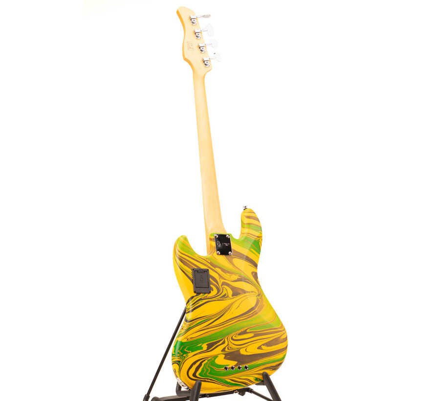Sire V7N A4/ Yellow Swirl | Jazz Basgitaar | New Gen