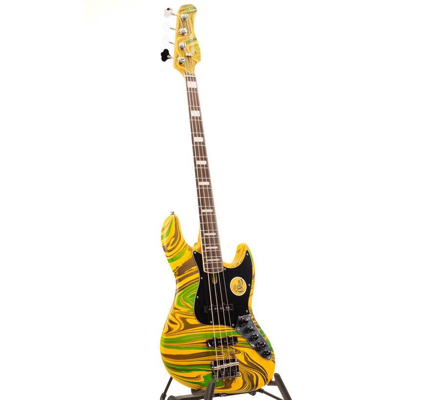Sire V7N A4/ Yellow Swirl | Jazz Basgitaar | New Gen