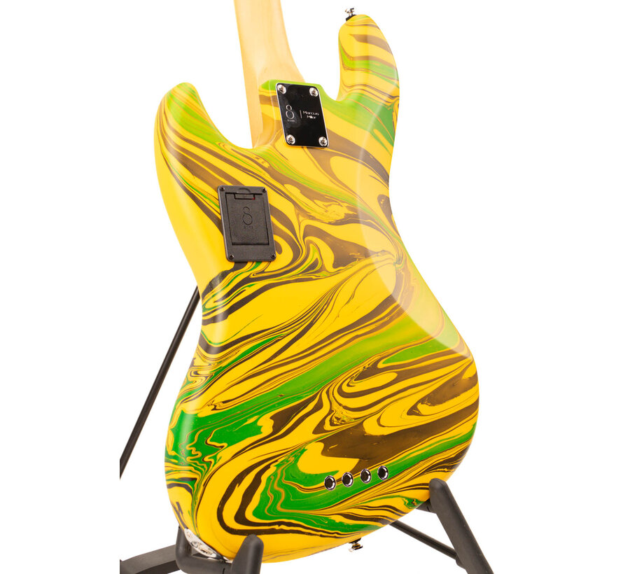 Sire V7N A4/ Yellow Swirl | Jazz Basgitaar | New Gen