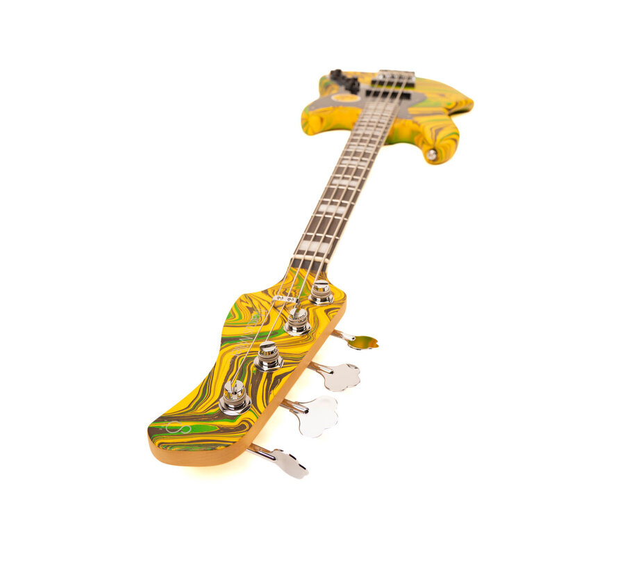 Sire V7N A4/ Yellow Swirl | Jazz Basgitaar | New Gen