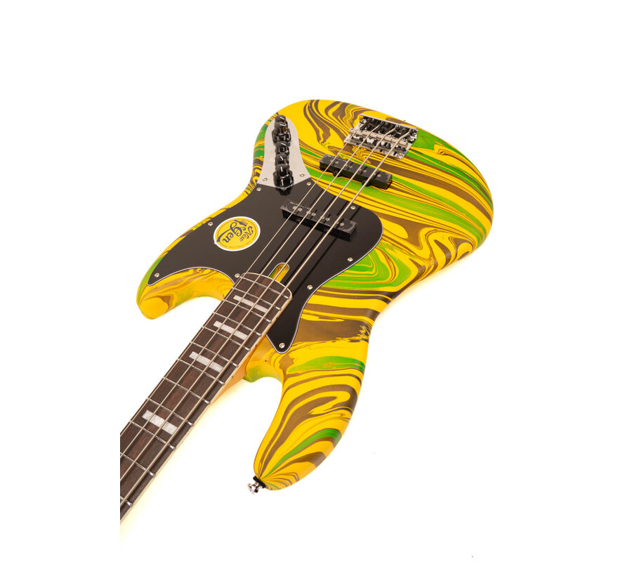 Sire V7N A4/ Yellow Swirl | Jazz Basgitaar | New Gen