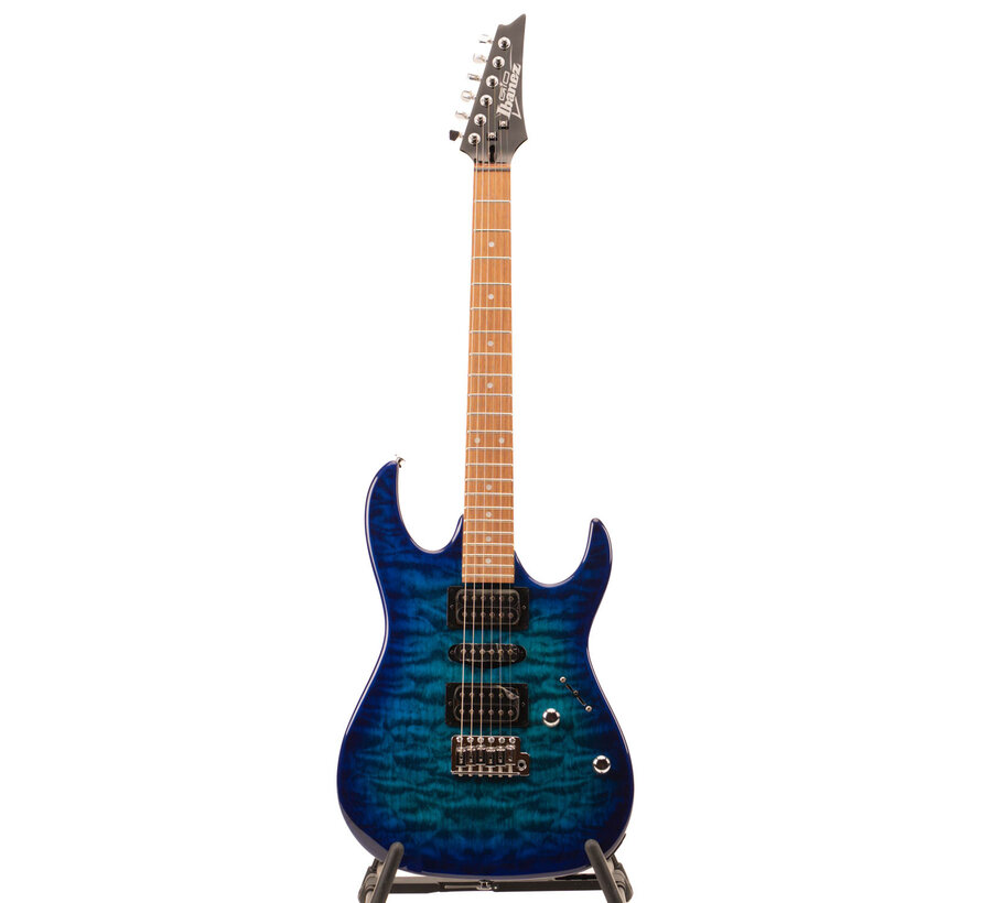 Ibanez GRX70QA-TBB Transparent Blue Burst