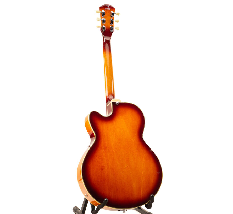 Sire H7F TB | Sire H Series | Larry Carlton electric archtop guitar | Tobacco Burst