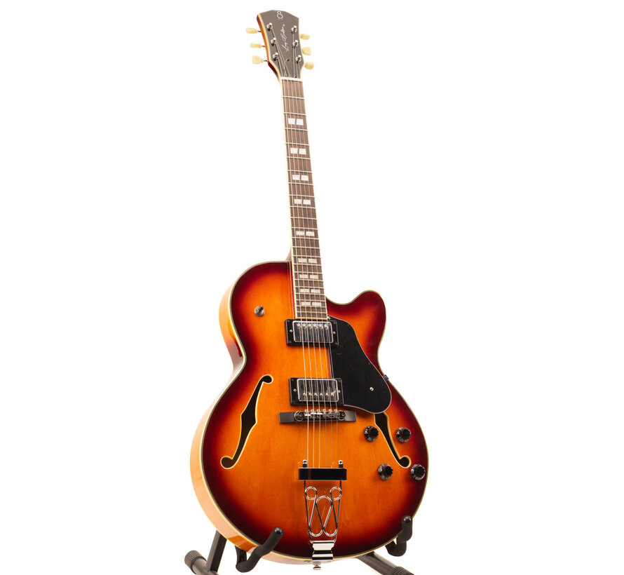 Sire H7F TB | Sire H Series | Larry Carlton electric archtop guitar | Tobacco Burst