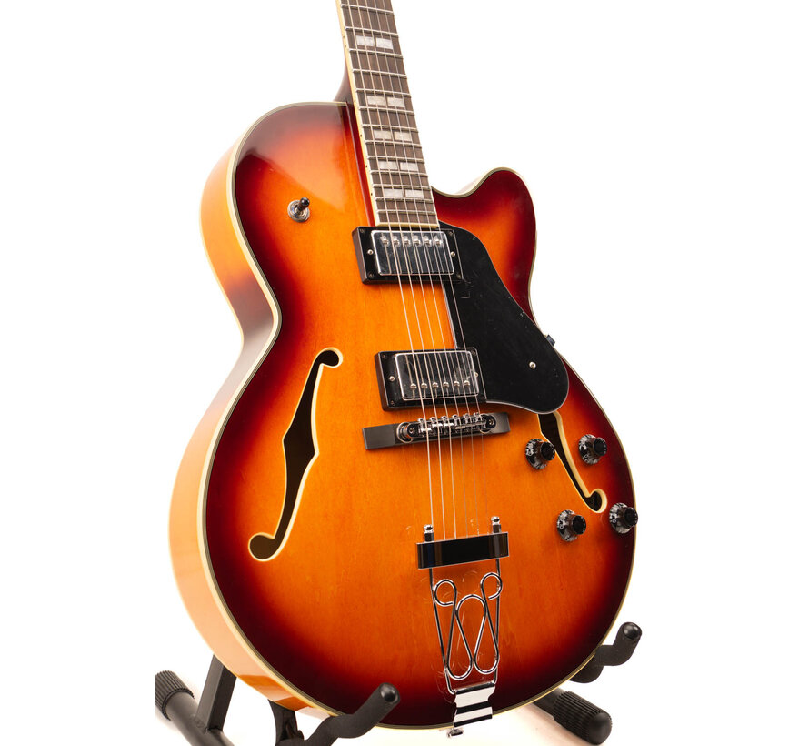 Sire H7F TB | Sire H Series | Larry Carlton electric archtop guitar | Tobacco Burst