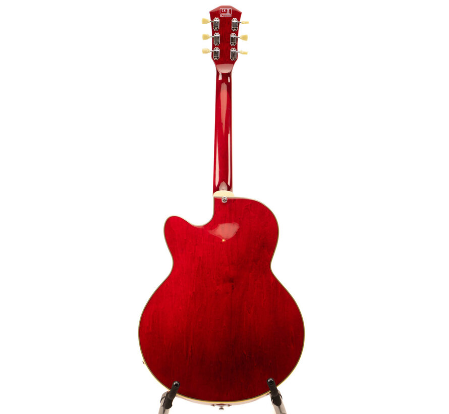 Sire H7F STR | Sire H Series | Larry Carlton electric archtop guitar | See Through Red