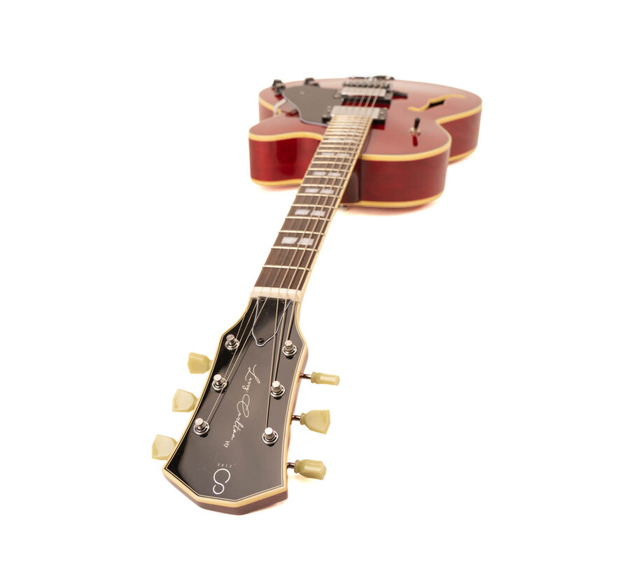 Sire H7F STR | Sire H Series | Larry Carlton electric archtop guitar | See Through Red