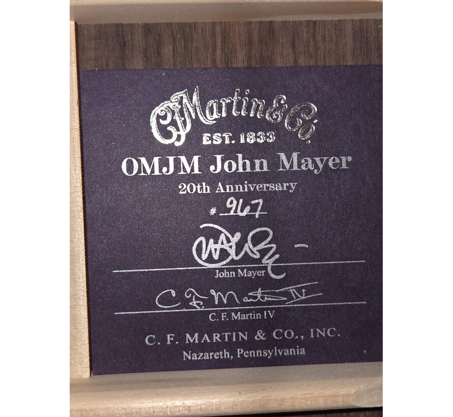 Martin OMJM John Mayer 20th Anniversary | Tweedehands | Z.G.A.N