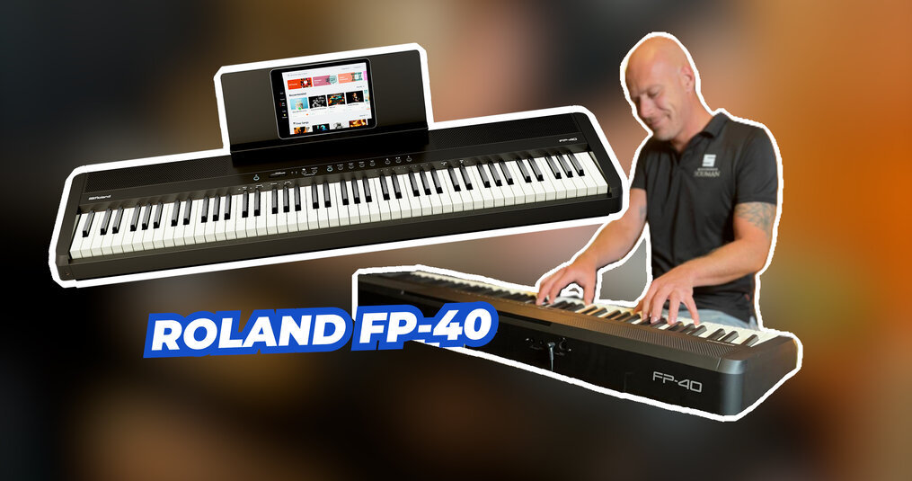 De Nieuwe Roland FP-40! Vervanger van de Roland FP-30X
