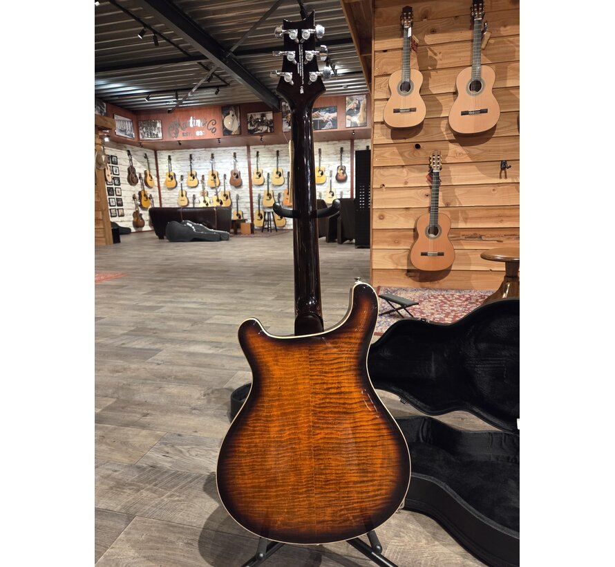 PRS SE Hollowbody II Piezo | Orange Tiger Smokeburst | Tweedehands