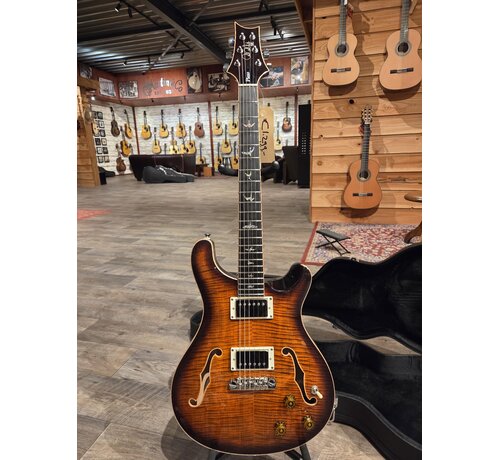 PRS Guitars PRS SE Hollowbody II Piezo | Orange Tiger Smokeburst | Tweedehands