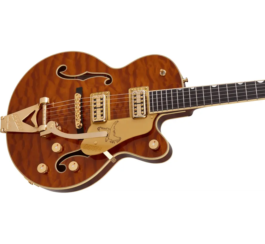 Gretsch Limited Edition Falcon Quilted Maple Roundup Orange