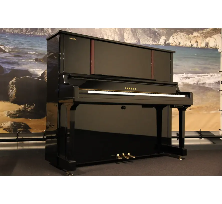 Yamaha YU5 Silent Piano Zwart Hoogglans
