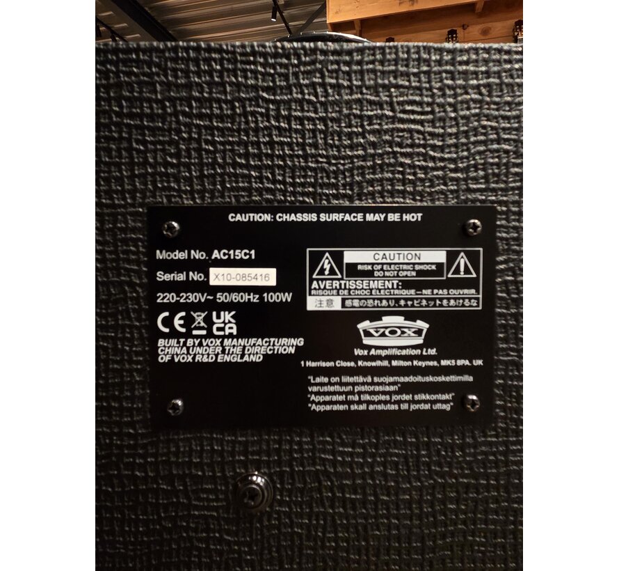Vox AC15C1 buizencombo + Hoes | Tweedehands