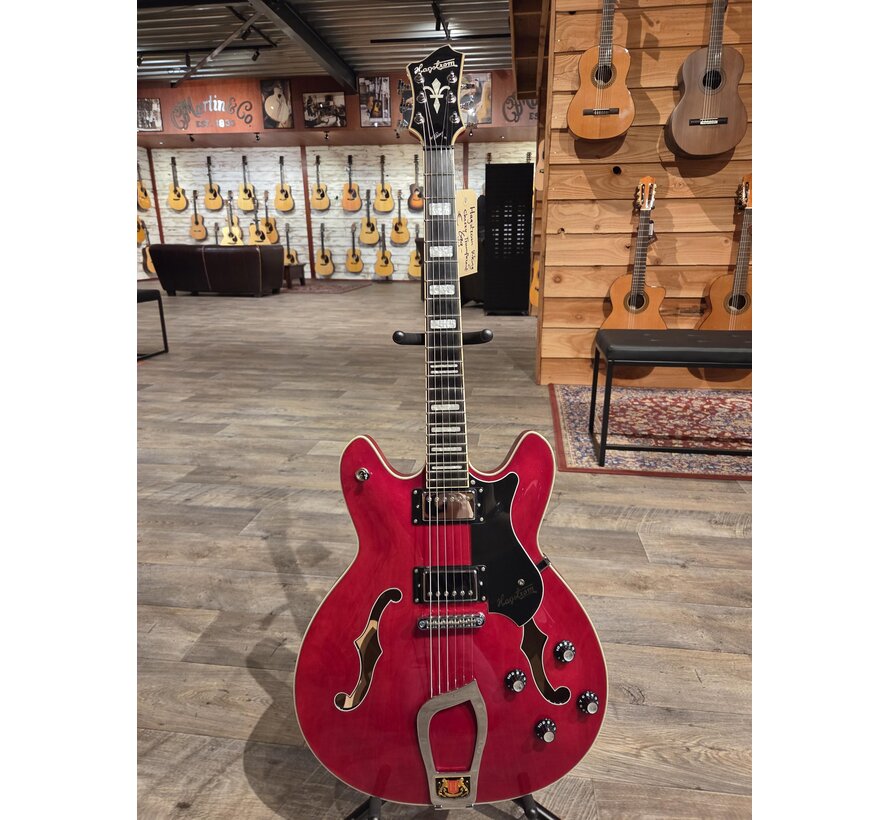 Hagstrome Viking Cherry Transparent | Tweedehands
