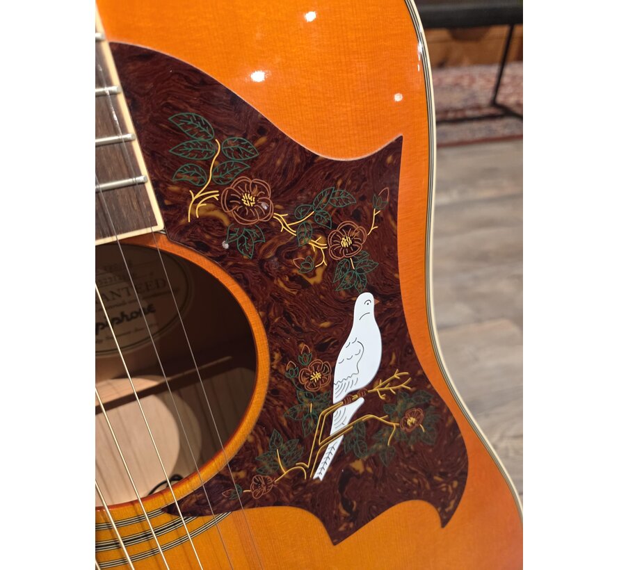 Epiphone Dove Pro/ VB | Tweedehands | Met K&K Pure Mini