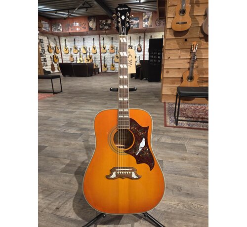Epiphone Epiphone Dove Pro/ VB | Tweedehands | Met K&K Pure Mini