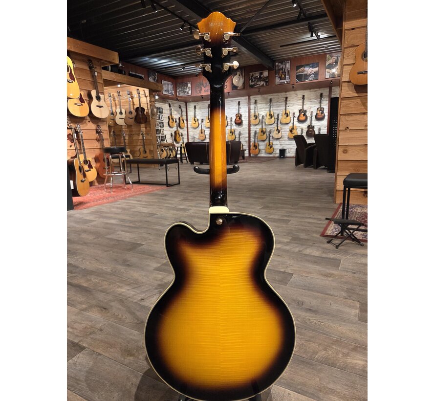 Ibanez AF95FM- Antique Yellow Sunburst | Tweedehands