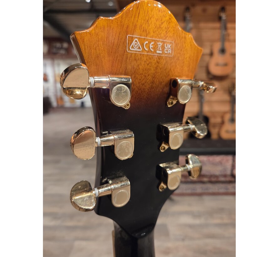 Ibanez AF95FM- Antique Yellow Sunburst | Tweedehands