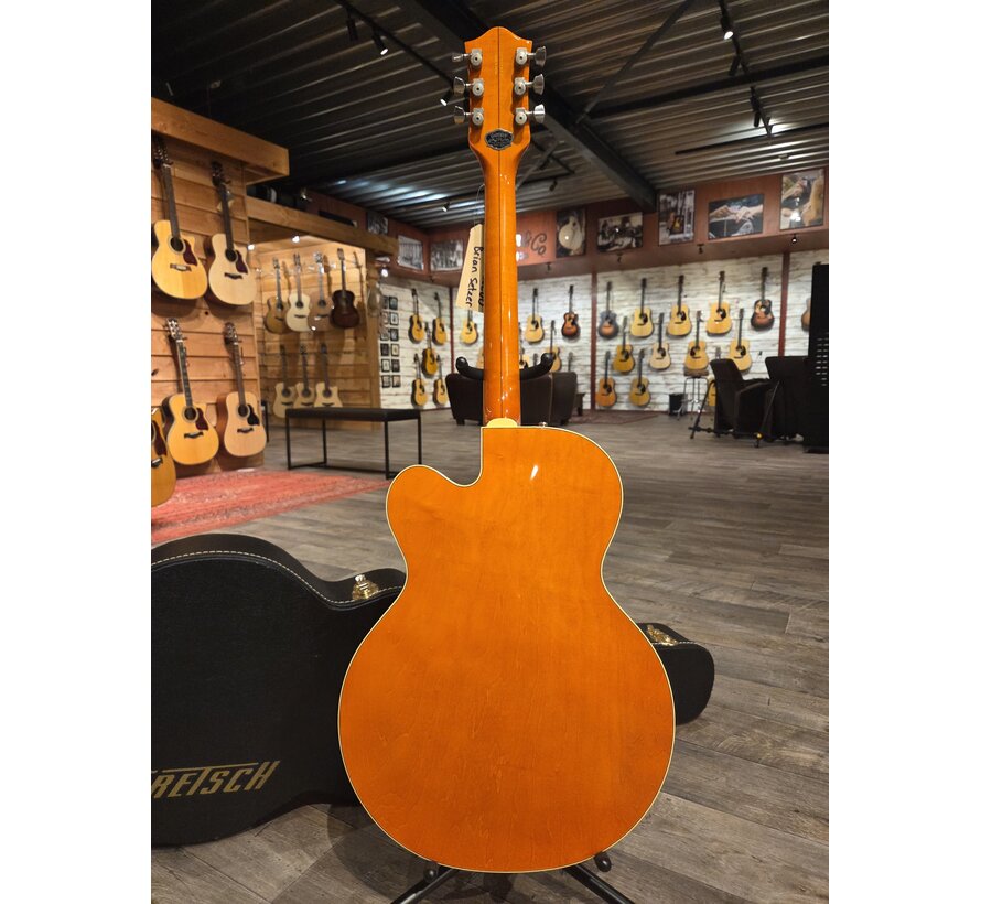 Gretsch G6120SSLVO Brian Setzer Nashville Vintage Orange Lacq | Tweedehands