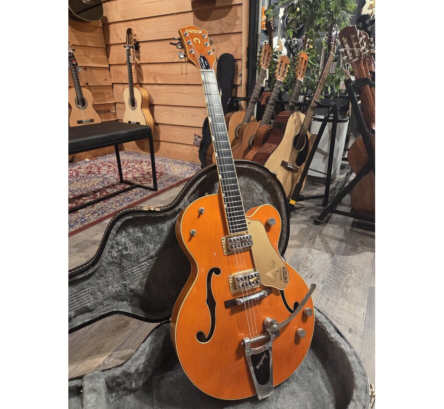 Gretsch G6120SSLVO Brian Setzer Nashville Vintage Orange Lacq | Tweedehands